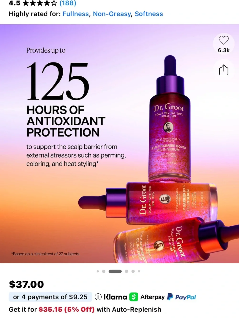 Scalp Revitalizing solution. Barrier Boost Oil-In Serum scalp barrier 40ml
